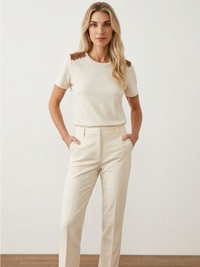 Lauren by Ralph Lauren size XL cream blouse